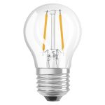 Ledvance  Classic LED E27 Ball Filament Clear 1.5W 136lm - 827 Extra Warm White | Replaces 15W