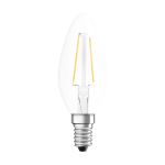 Ledvance  Classic LED E14 Candle Filament Clear 2.5W 250lm - 827 Extra Warm White | Replaces 25W