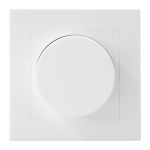Noxion Rotary Cover Plate for LED Dimmer | Hard Edge - White