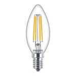 Multipack 10x Philips Corepro LED Candle E14 Filament Clear 6.5W 806lm - 827 Extra Warm White | Replaces 60W