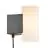 Nordlux Wall Light Mona Glass Black 10W 800lm - 927 Extra Warm White | 3-Step Dimmable 