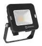 Ledvance LED Floodlight Compact Black 10W 1000lm 100D - 840 Cool White | IP65 - Symmetrical 