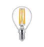 Philips Master Value LED Lustre E14 Ball Filament Clear 3.4W 470lm - 927 Extra Warm White | Best Colour Rendering - Dimmable - Replaces 40W