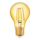 Osram Vintage 1906 LED E27 Pear Filament Gold 4W 410lm - 824 Extra Warm White | Replaces 40W