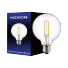 Noxion Pro Classic LED E27 Globe Filament Clear 95mm 8W 806lm - 827 Extra Warm White | Dimmable - Replaces 60W
